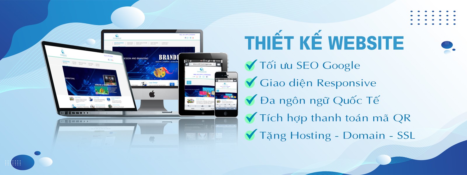 Dịch Vụ Thiết Kế Website Trọn Gói Theo Yêu Cầu