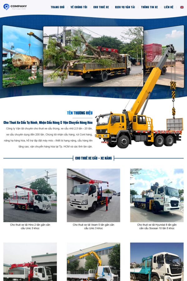 Website Giới Thiệu Dịch Vụ Doanh Nghiệp Mẫu 29